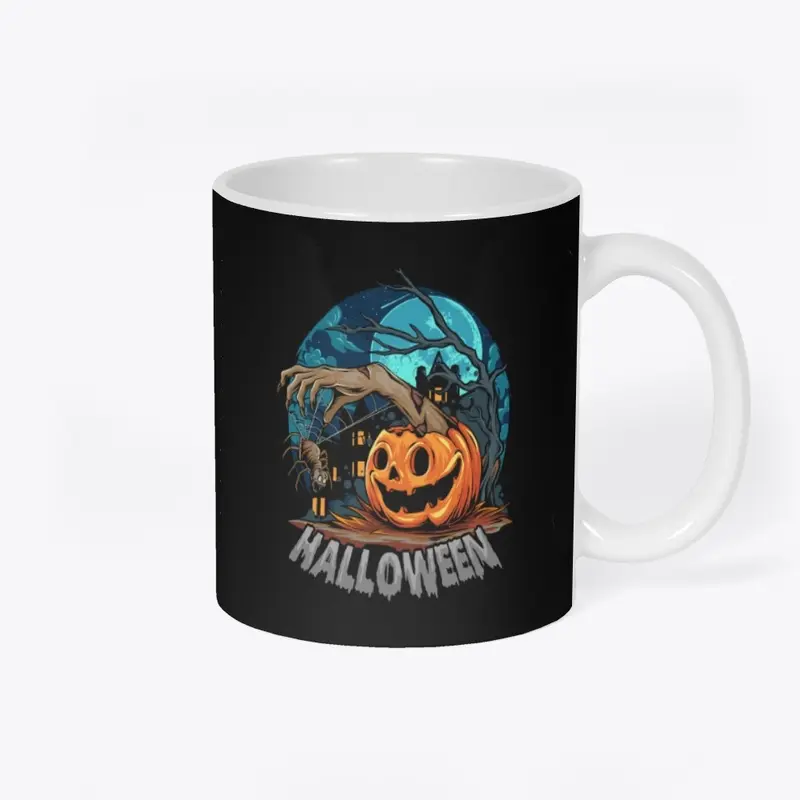 Pumpkin Halloween T-shirt Design